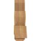 Ekena Millwork Kennewick Rough Sawn Timber Gable Bracket, Western Red Cedar, 72"W x 21"H x 6"D x 6"F, 7/12 Pitch GBW072X21X0606KEN00RWR - alternate 2